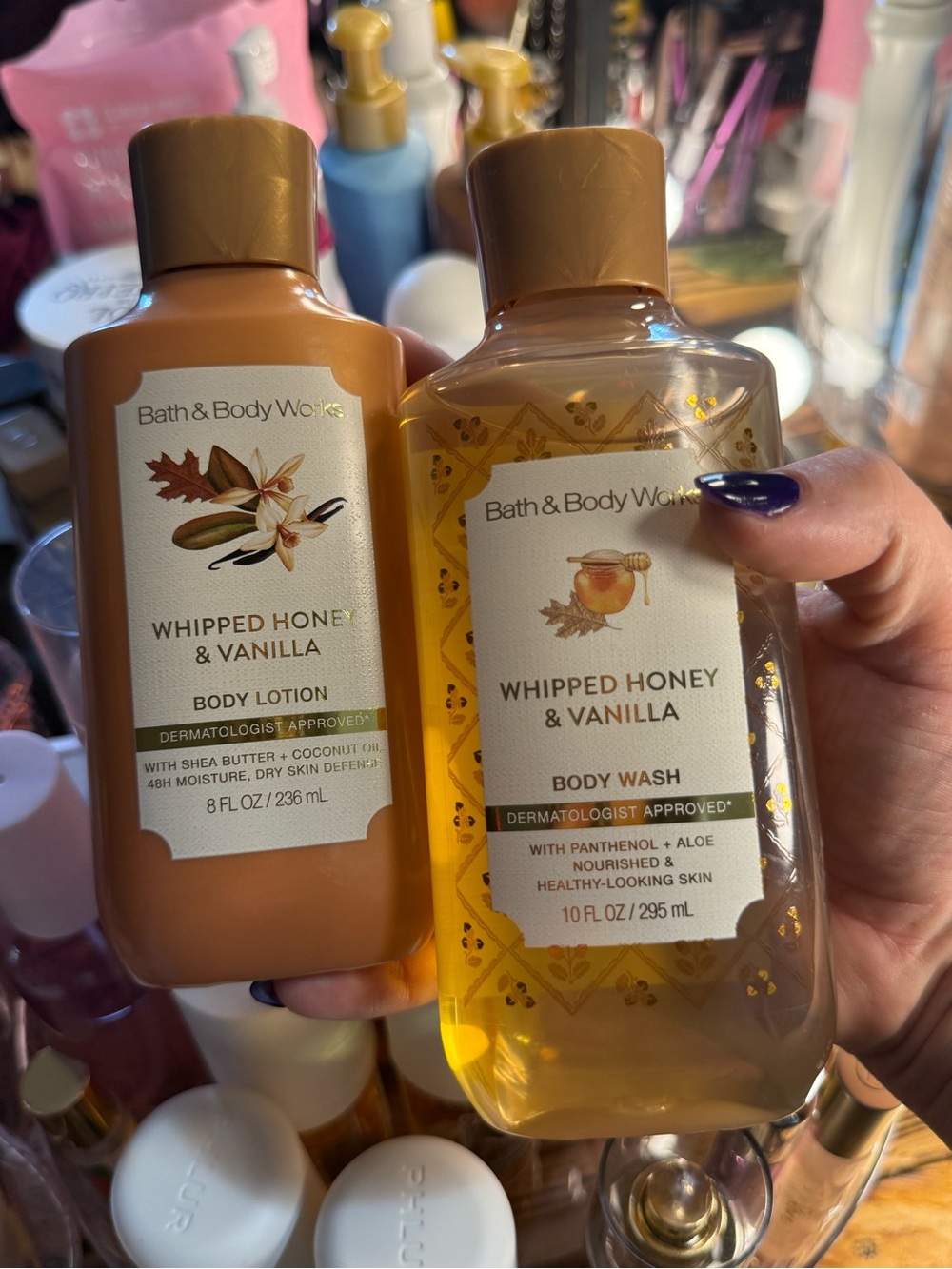 Bath & Body Works Whipped Honey & Vanilla Body Wash & Lotion